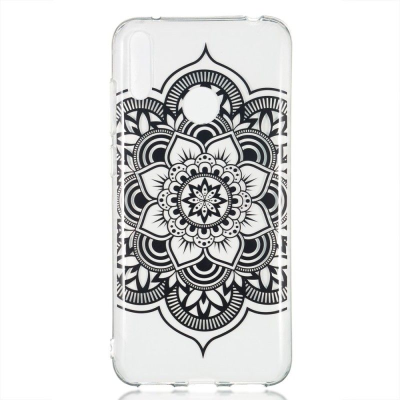 Etui Huawei Y7 2019 Czarna Mandala Etui Ochronne