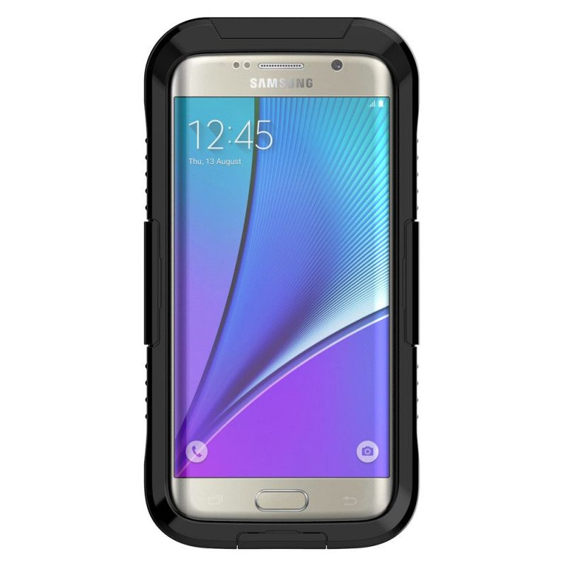 Etui Samsung Galaxy S7 Edge Biały Czarny Wodoodporny