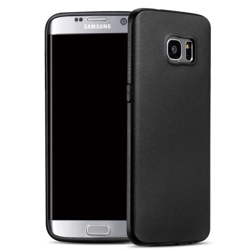 Etui Samsung Galaxy S7 Edge Złoty Czarny Mate Premium Series Etui Ochronne