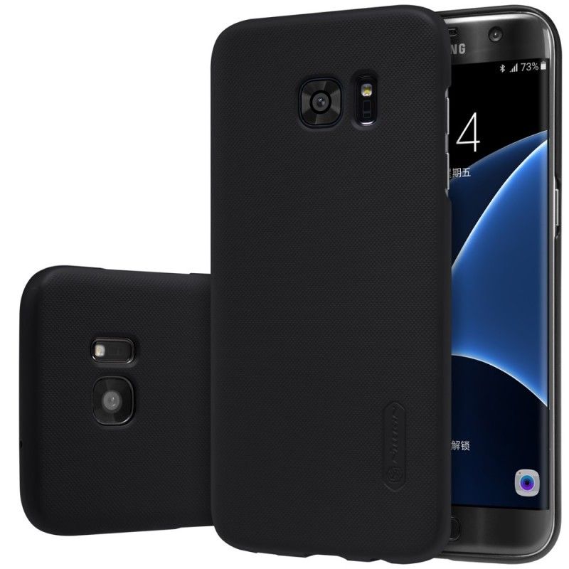 Futerały Samsung Galaxy S7 Edge Brązowy Czarny Etui na Telefon Sztywny Matowy Nillkin