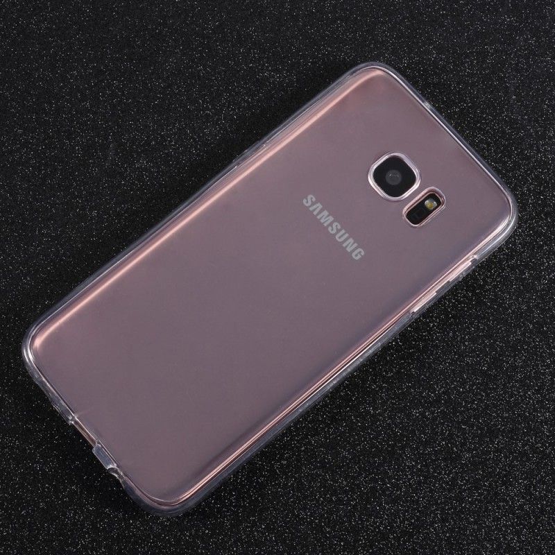 Przednia I Tylna Obudowa Samsung Galaxy S7 Edge Przezroczysty