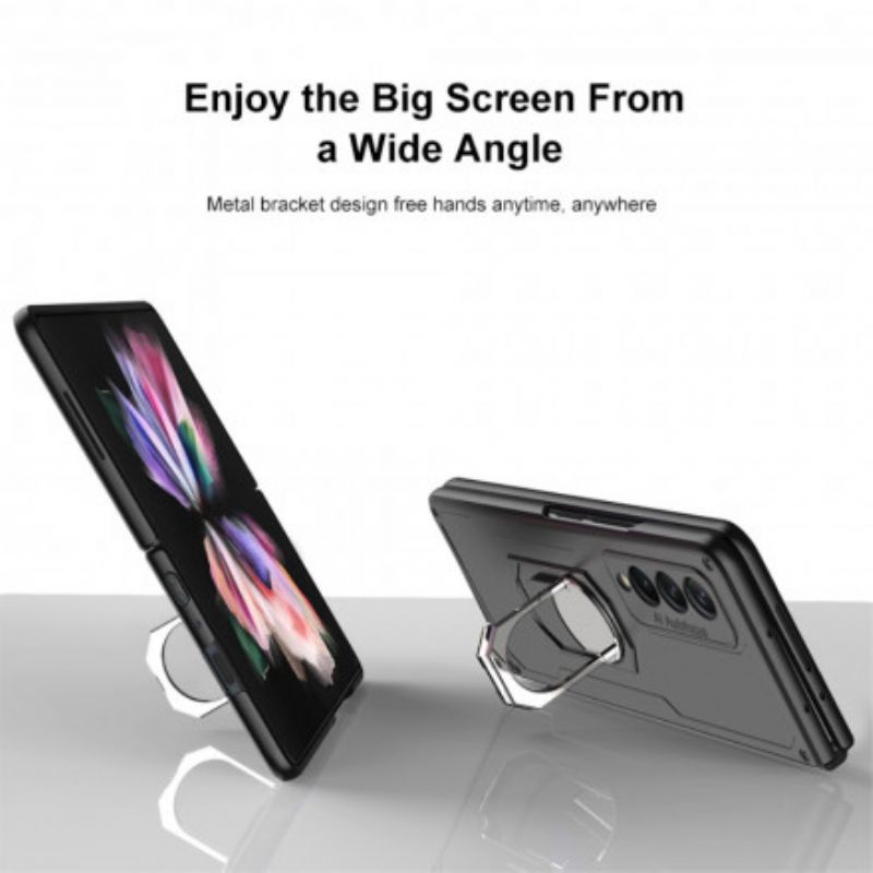Etui Samsung Galaxy Z Fold 3 5g Hybrydowy Z Obsługą Pierścienia Gkk