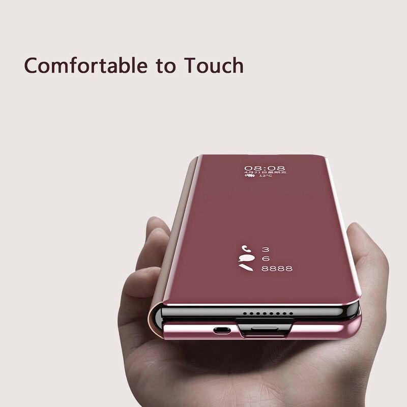 Flip Kotelot Samsung Galaxy Z Fold 3 5g Etui Na Telefon Osłona Lusterka