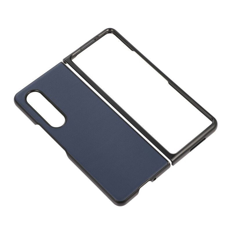 Futerały Samsung Galaxy Z Fold 3 5g Etui Na Telefon Projekt Z Prawdziwej Skóry