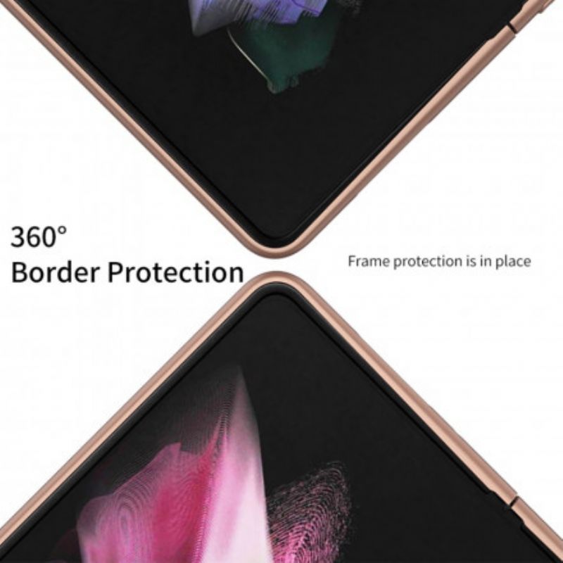 Futerały Samsung Galaxy Z Fold 3 5g Etui Na Telefon Wspornik Z Włókna Węglowego Gkk