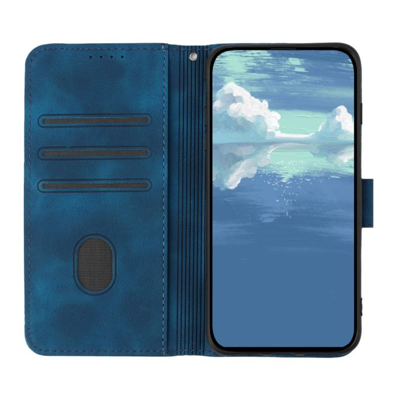 Etui Folio Google Pixel 10 / 10 Pro Geometryczne Linie I Pasek