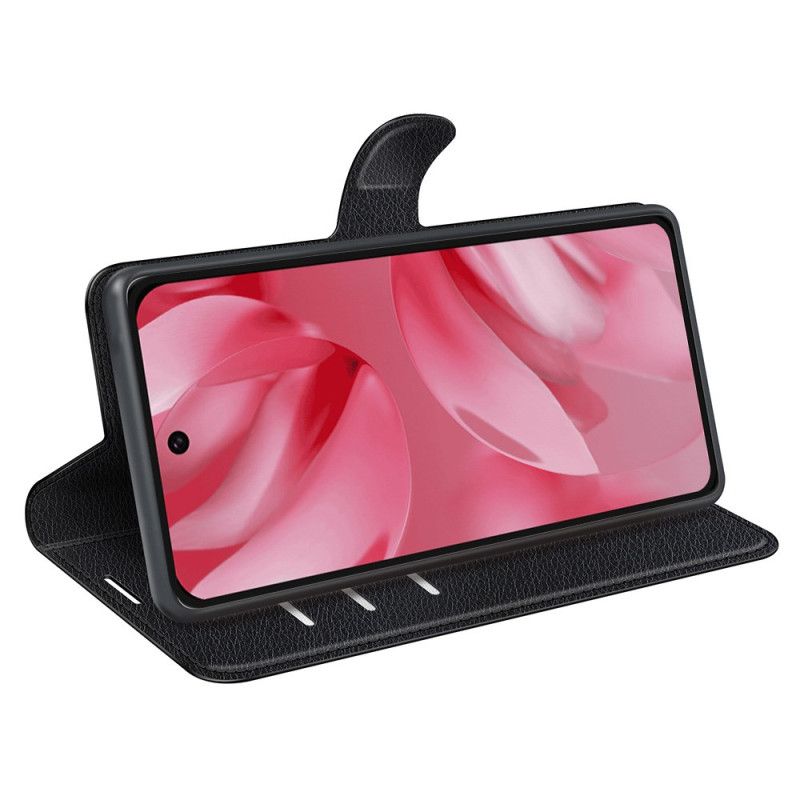 Etui Folio Google Pixel 10 / 10 Pro Klasyczna Sztuczna Skóra Liczi