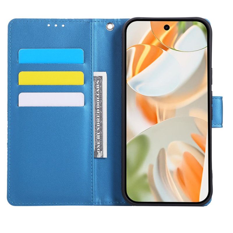 Etui Folio Google Pixel 10 / 10 Pro Nadruk Róży Etui Ochronne