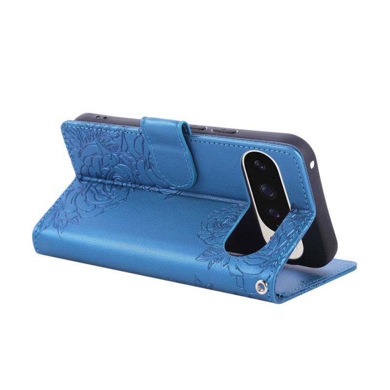 Etui Folio Google Pixel 10 / 10 Pro Nadruk Róży Etui Ochronne