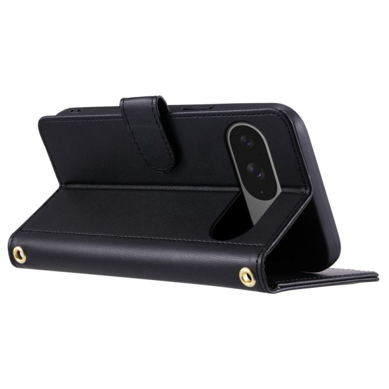 Etui Folio Google Pixel 10 / 10 Pro Pikowany Z Paskami