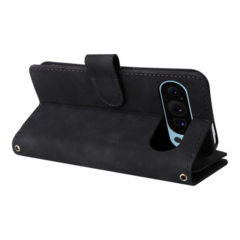 Etui Folio Google Pixel 10 / 10 Pro Portfel Saszetka Zapinany Na Zamek