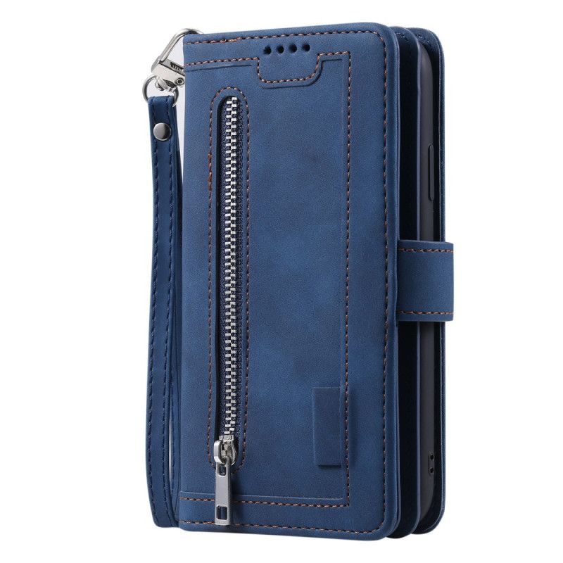 Etui Folio Google Pixel 10 / 10 Pro Portfel Z 9 Przegródkami Na Karty I Paskiem Etui Ochronne