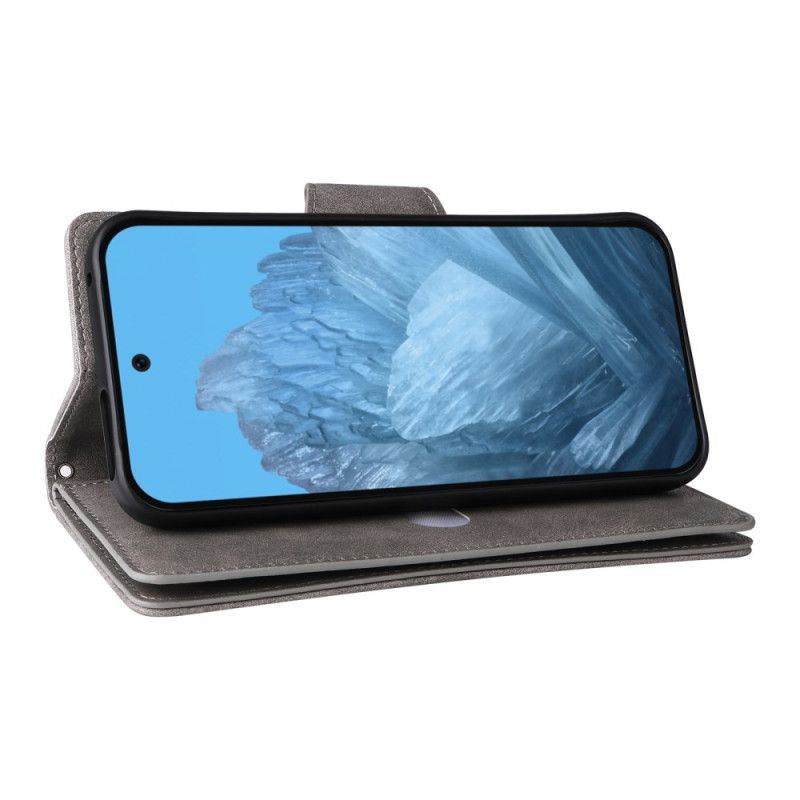 Etui Folio Google Pixel 10 / 10 Pro Portfel Z Efektem Zamszu Etui Ochronne