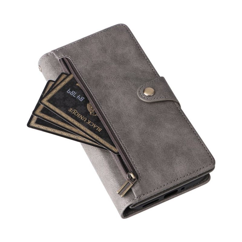 Etui Folio Google Pixel 10 / 10 Pro Portfel Z Efektem Zamszu Etui Ochronne