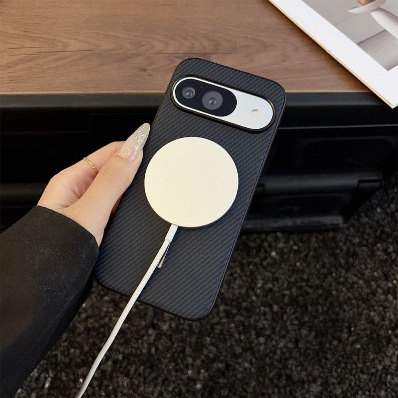 Etui Google Pixel 10 / 10 Pro Kompatybilny Z Magsafe Tekstura Włókna Węglowego Etui Ochronne