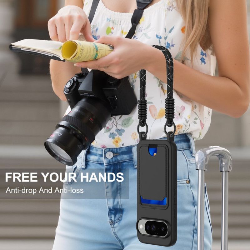 Etui Google Pixel 10 / 10 Pro Etui Na Karty Ze Smyczą Etui Ochronne