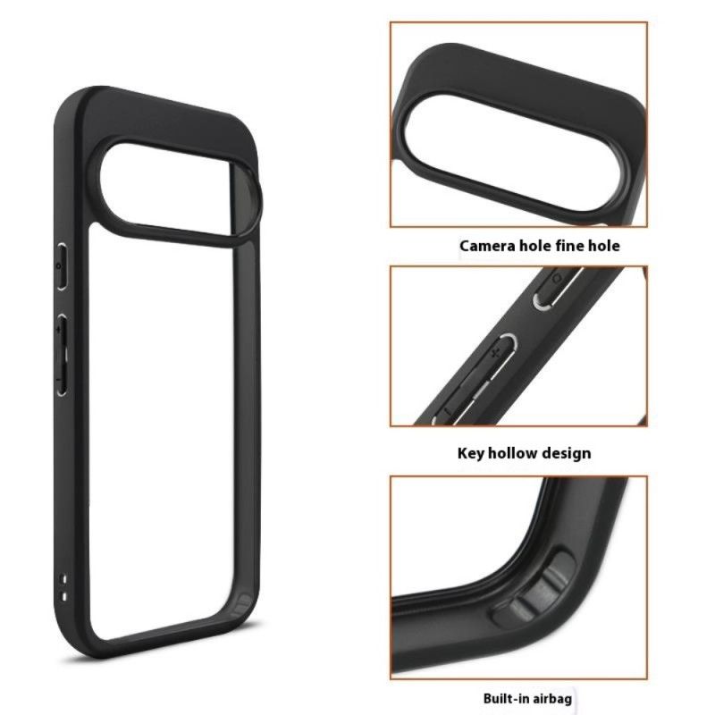 Etui Google Pixel 10 / 10 Pro Przezroczysty Design Z Silikonową Obwódką