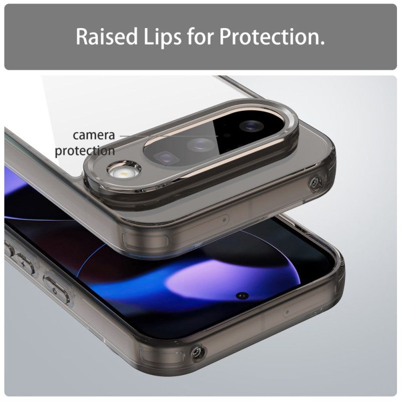 Etui Google Pixel 10 / 10 Pro Przezroczysty Z Metalową Ramką