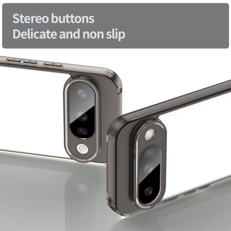 Etui Google Pixel 10 / 10 Pro Przezroczysty Z Metalową Ramką