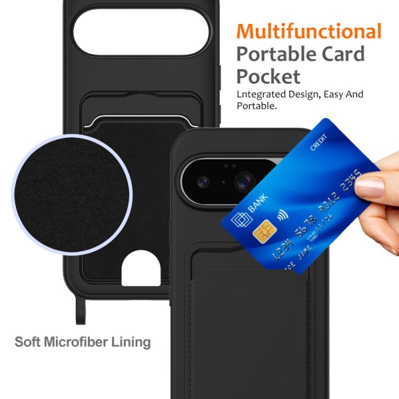 Etui Google Pixel 10 / 10 Pro Silikonowy Uchwyt Na Karty Etui Ochronne