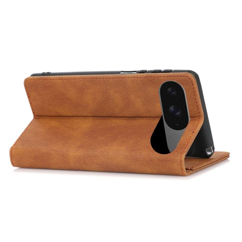 Flip Kotelot Google Pixel 10 / 10 Pro Efekt Zamszu Etui Ochronne