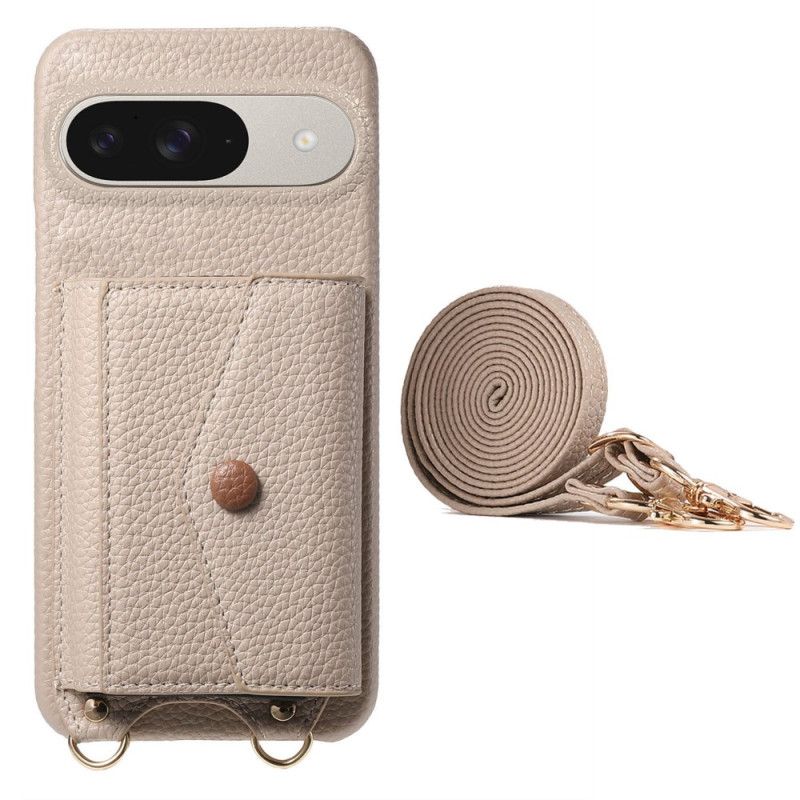 Futerały Google Pixel 10 / 10 Pro Etui Na Telefon Lustrzany Uchwyt Na Karty I Pasek Na Ramię