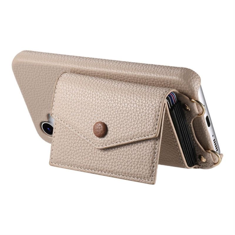 Futerały Google Pixel 10 / 10 Pro Etui Na Telefon Lustrzany Uchwyt Na Karty I Pasek Na Ramię