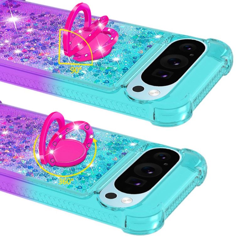 Google Pixel 10 / 10 Pro Brokatowy Gradient Z Uchwytem Na Pierścionek