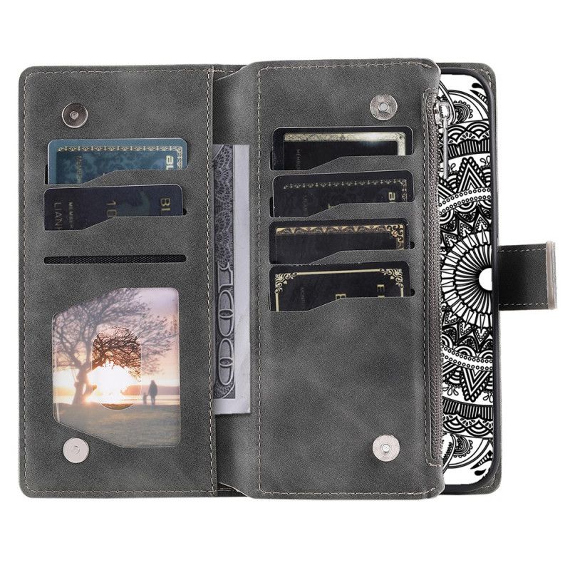 Pokrowce Google Pixel 10 / 10 Pro Portfel Z Efektem Zamszu W Mandali