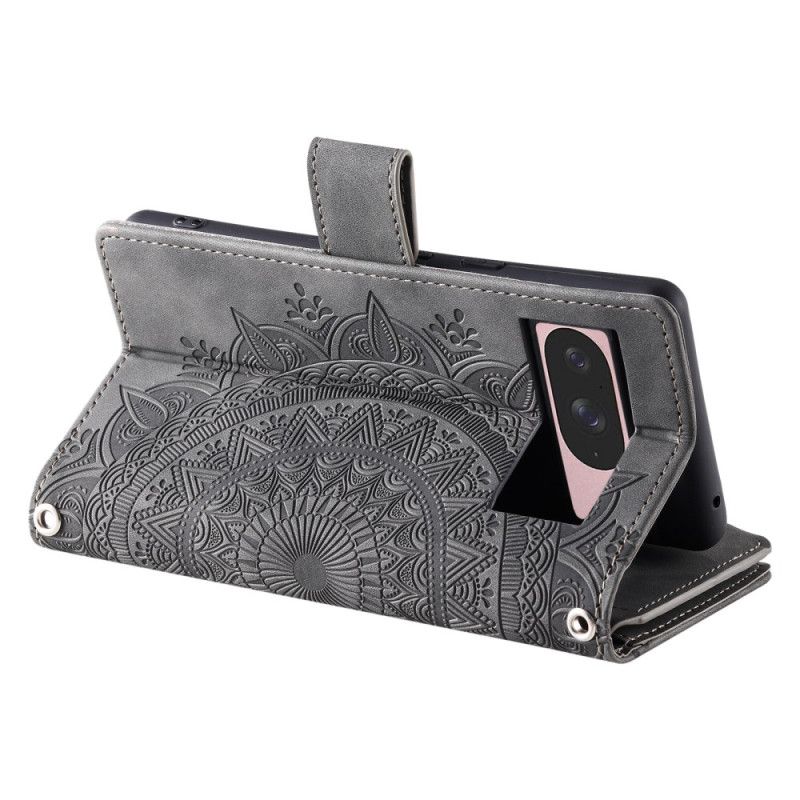 Pokrowce Google Pixel 10 / 10 Pro Portfel Z Efektem Zamszu W Mandali