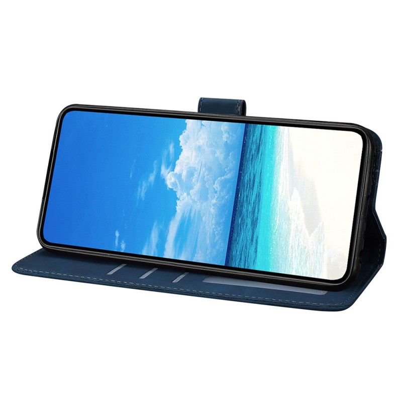 Skórzany Futerał Google Pixel 10 / 10 Pro Etui Na Telefon Nadruk Motyli I Kwiatów