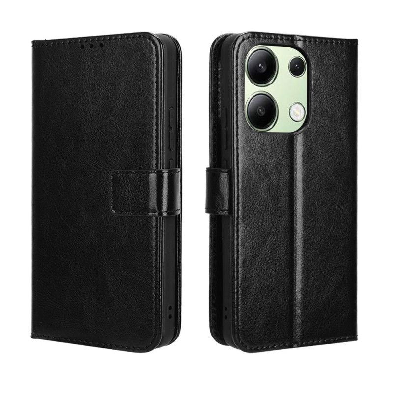 Pokrowce Xiaomi Redmi Note 13 4g Błyszcząca Sztuczna Skóra Z Paskiem
