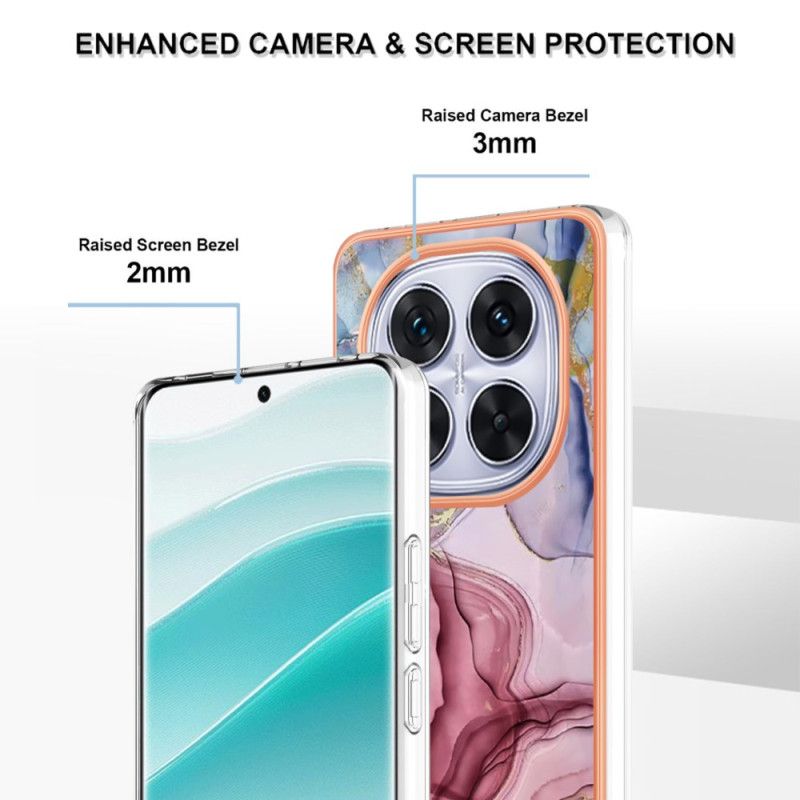 Etui Do Xiaomi Redmi Note 14 Pro 5g Styl Marmurkowy