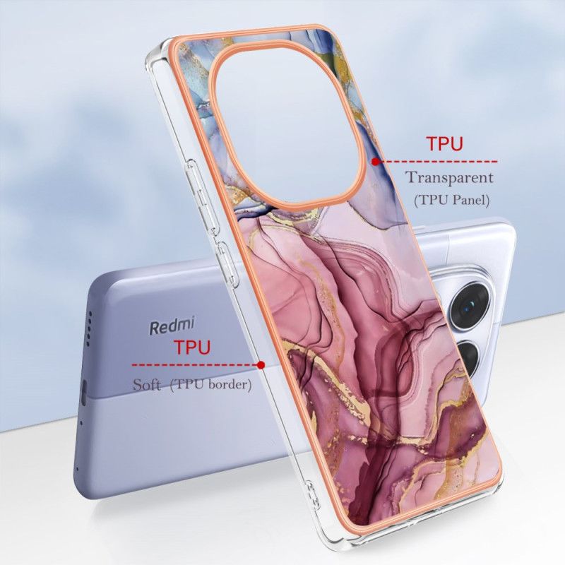 Etui Do Xiaomi Redmi Note 14 Pro 5g Styl Marmurkowy