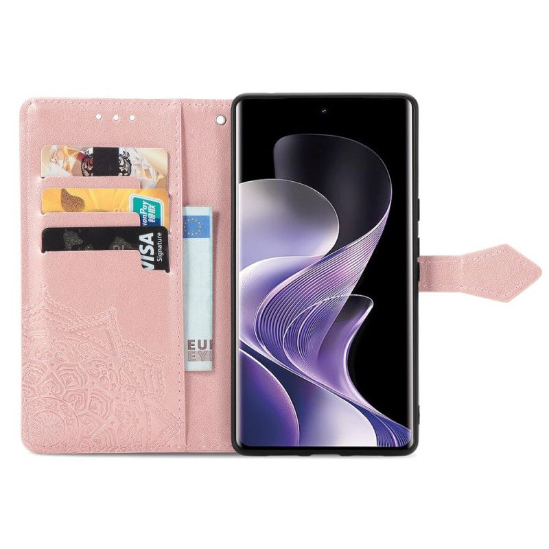 Etui Folio Do Xiaomi Redmi Note 14 Pro 5g Barokowa Mandala