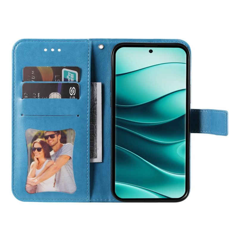 Etui Folio Do Xiaomi Redmi Note 14 Pro 5g Nadruk Mandali
