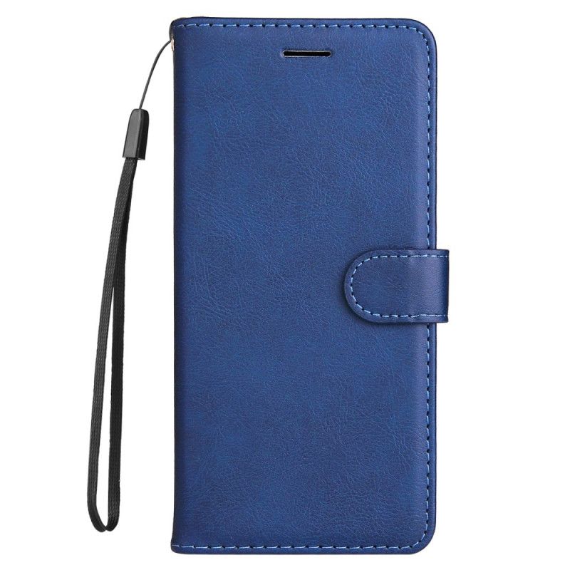 Etui Folio Xiaomi Redmi Note 14 Pro 5g Gładka Sztuczna Skóra Etui Ochronne