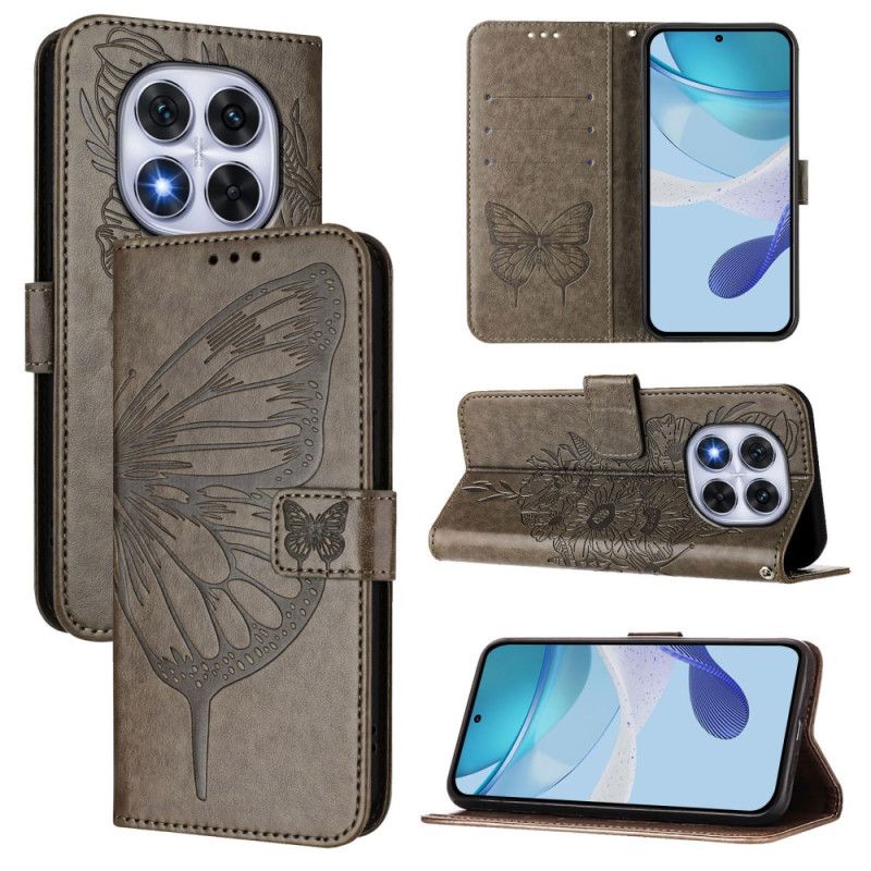 Etui Folio Xiaomi Redmi Note 14 Pro 5g Graficzny Motyl