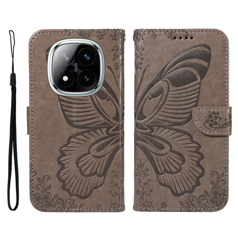Etui Folio Xiaomi Redmi Note 14 Pro 5g Graficzny Motyl