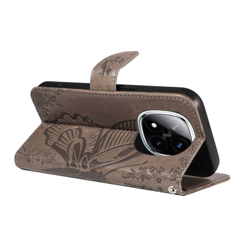 Etui Folio Xiaomi Redmi Note 14 Pro 5g Graficzny Motyl