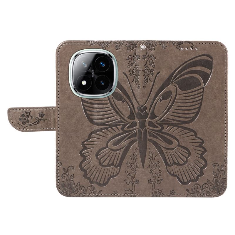 Etui Folio Xiaomi Redmi Note 14 Pro 5g Graficzny Motyl