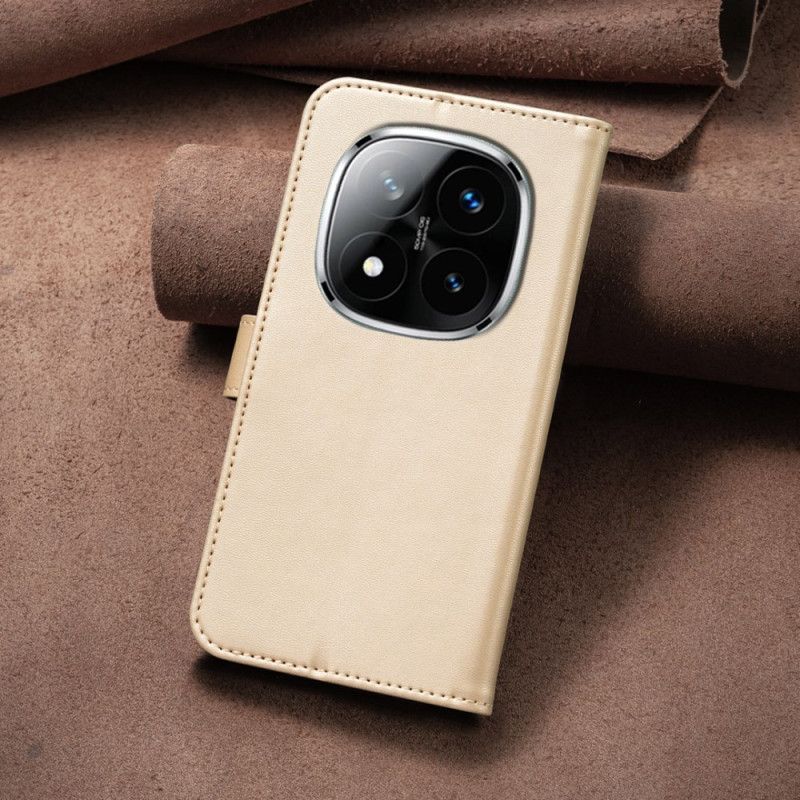 Etui Folio Xiaomi Redmi Note 14 Pro 5g Koniczyny