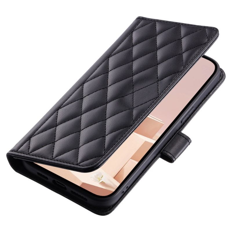 Etui Folio Xiaomi Redmi Note 14 Pro 5g Pikowana Elegancja
