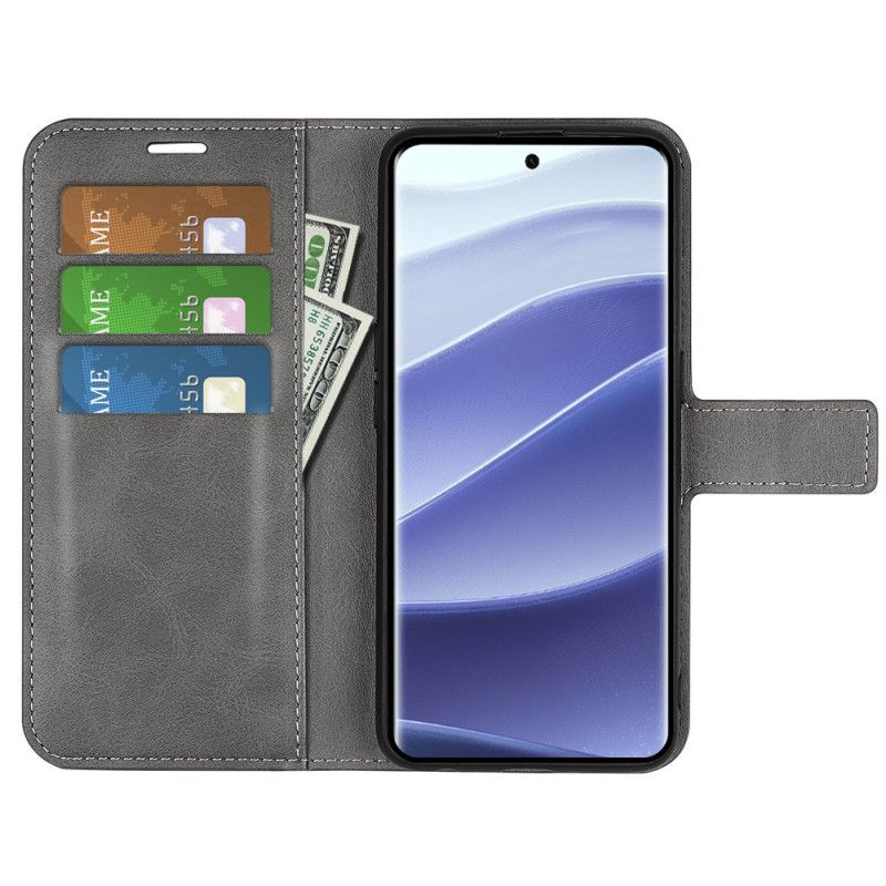 Etui Folio Xiaomi Redmi Note 14 Pro 5g Styl Skórzany Etui Ochronne