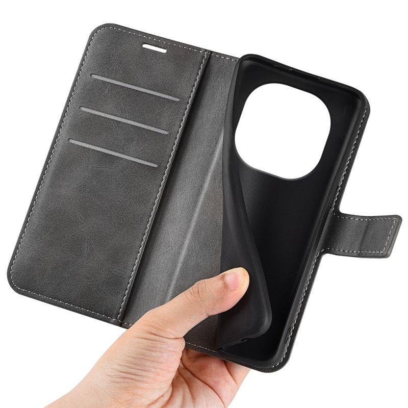 Etui Folio Xiaomi Redmi Note 14 Pro 5g Styl Skórzany Etui Ochronne