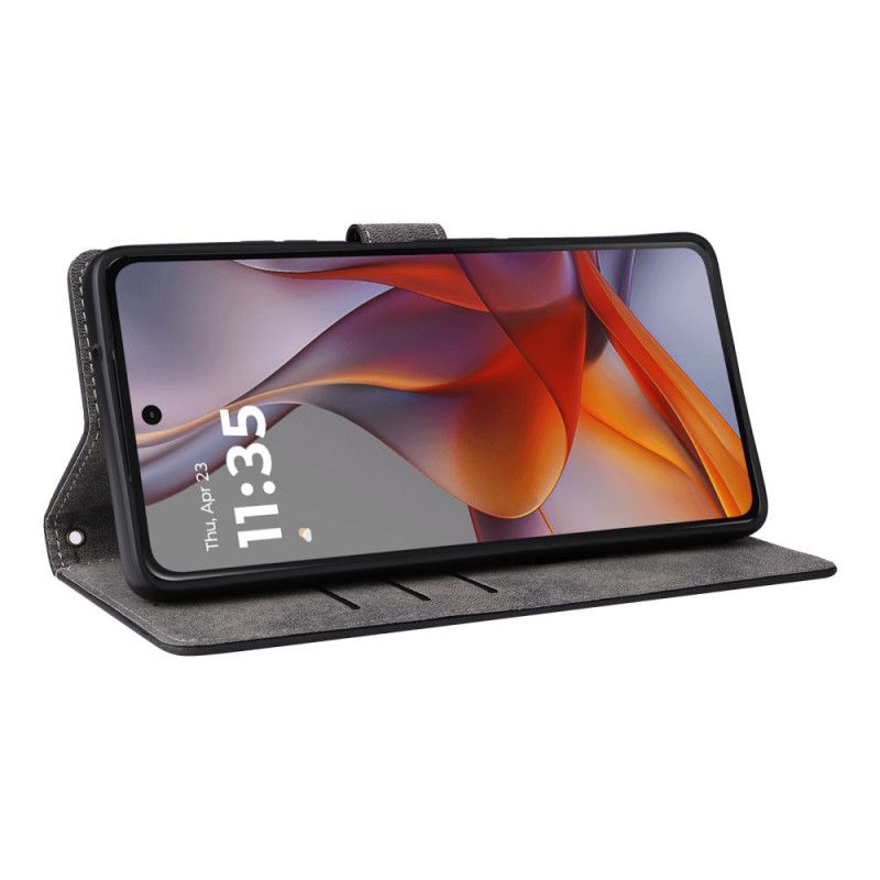 Etui Folio Xiaomi Redmi Note 14 Pro 5g Wariacja Na Temat Zamszu Etui Ochronne