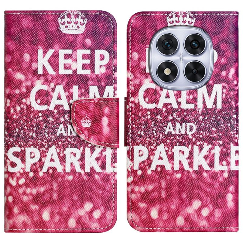 Etui Folio Xiaomi Redmi Note 14 Pro 5g Zachowaj Spokój Etui Ochronne