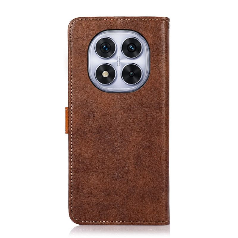 Etui Folio Xiaomi Redmi Note 14 Pro 5g Złote Zapięcie Khazneh