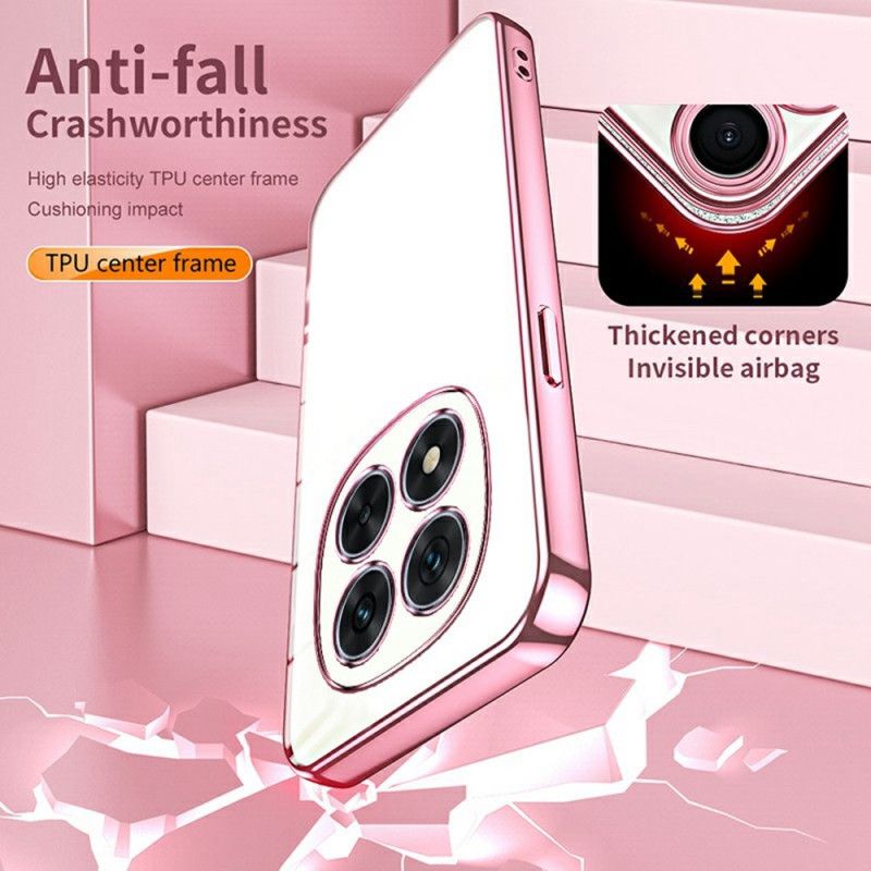 Etui Xiaomi Redmi Note 14 Pro 5g Metalowa Obręcz Etui Ochronne