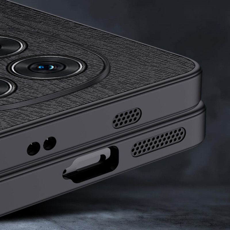 Etui Xiaomi Redmi Note 14 Pro 5g Teksturowana Skóra Ekologiczna